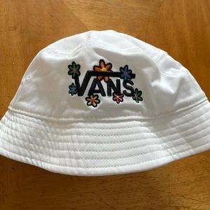 Cute🥰 Vans Bucket Hat Womens Size S/M White